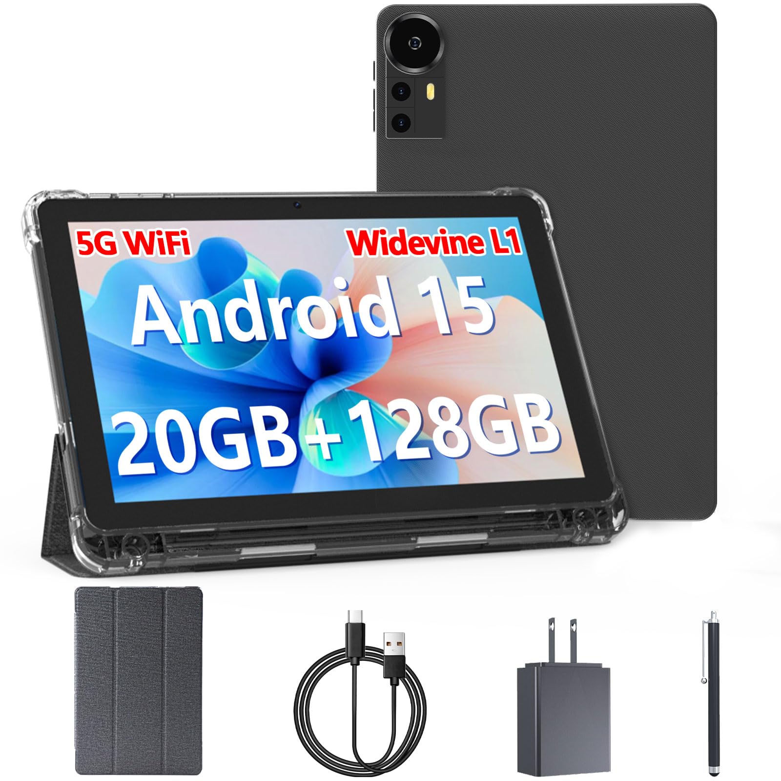 Amazon.com : Android 15 Tablet 10 inch Tablets, 20GB RAM 128GB ROM