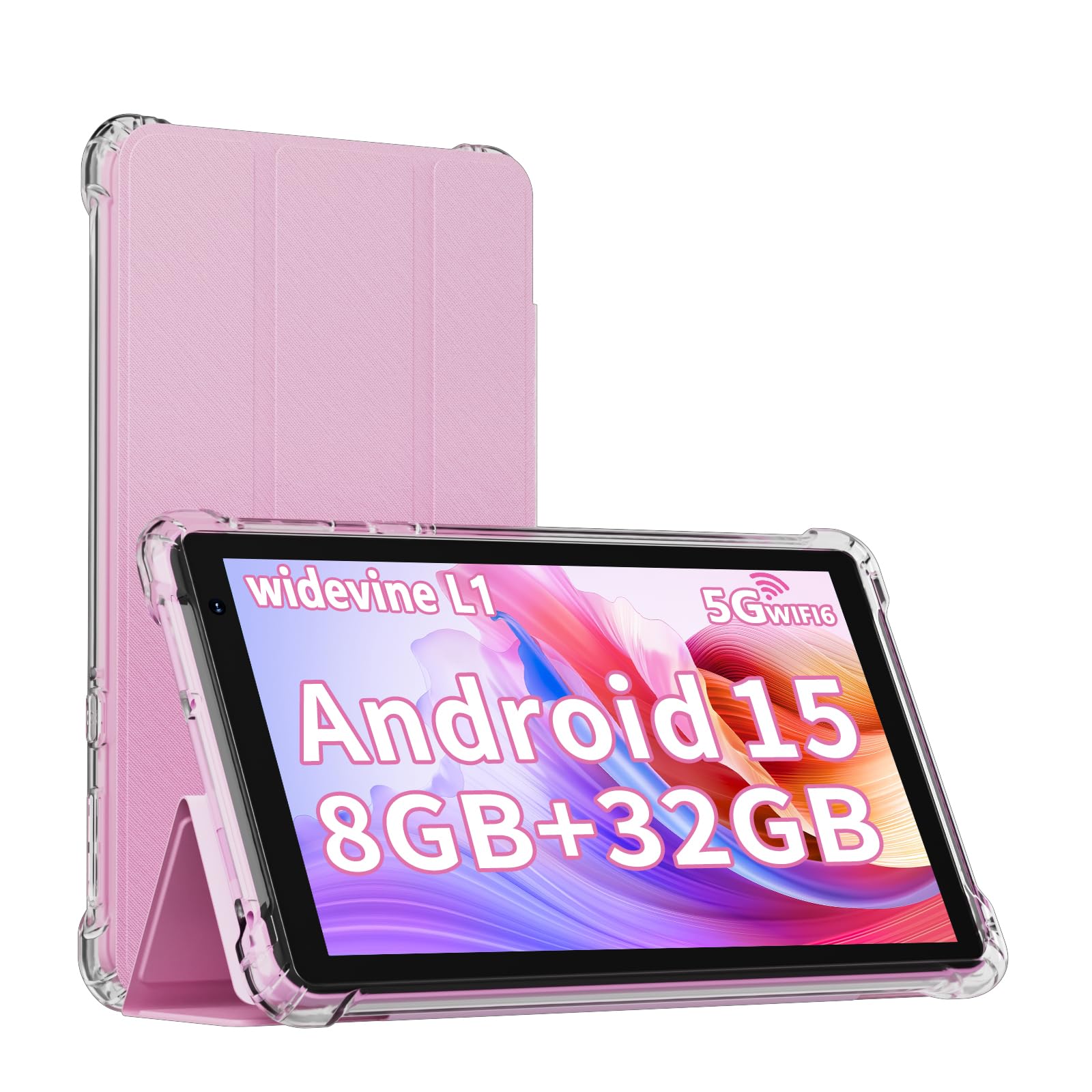 Amazon.com : IWEGGO Android 15 Tablet with Case, 7 Inch 8GB RAM+