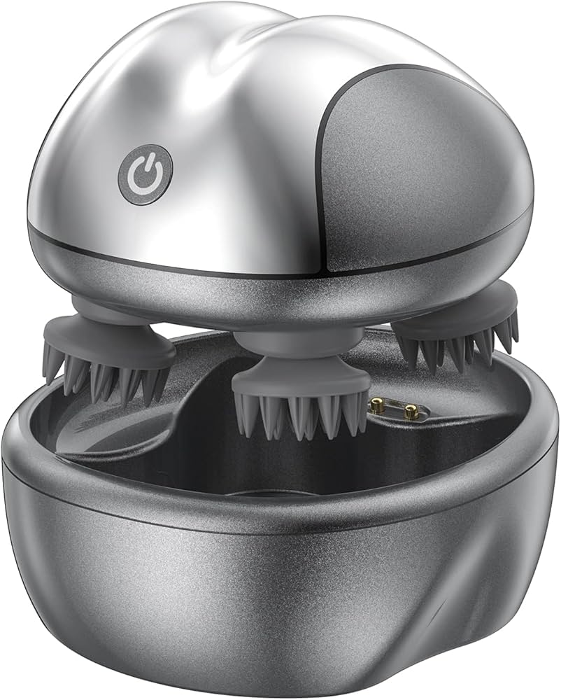 Amazon | Youmay電動頭皮ブラシ 振動付き ヘッドブラシ 頭皮ケア 超