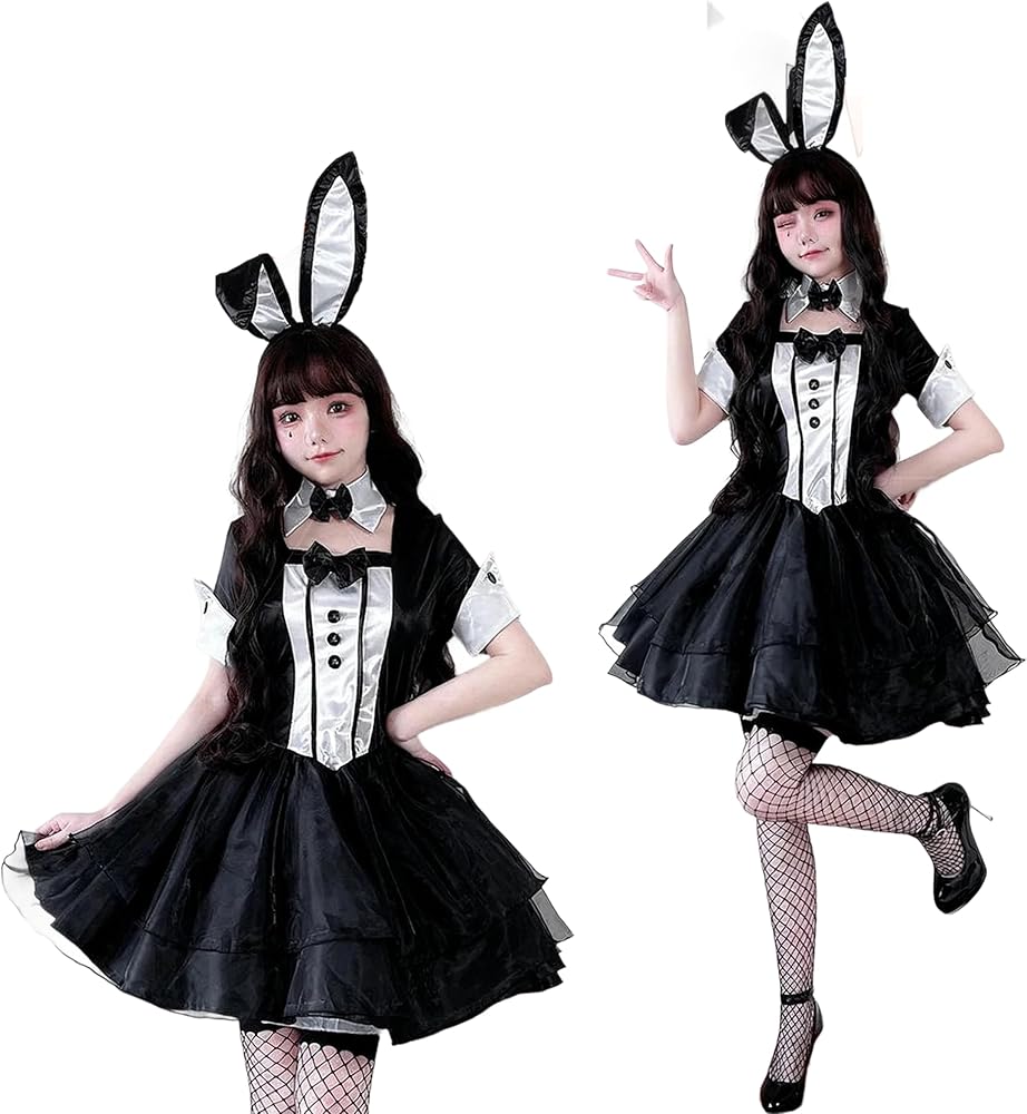 Amazon.co.jp: [SONGFENG] バニーガール コスチューム ハロウィン 仮装