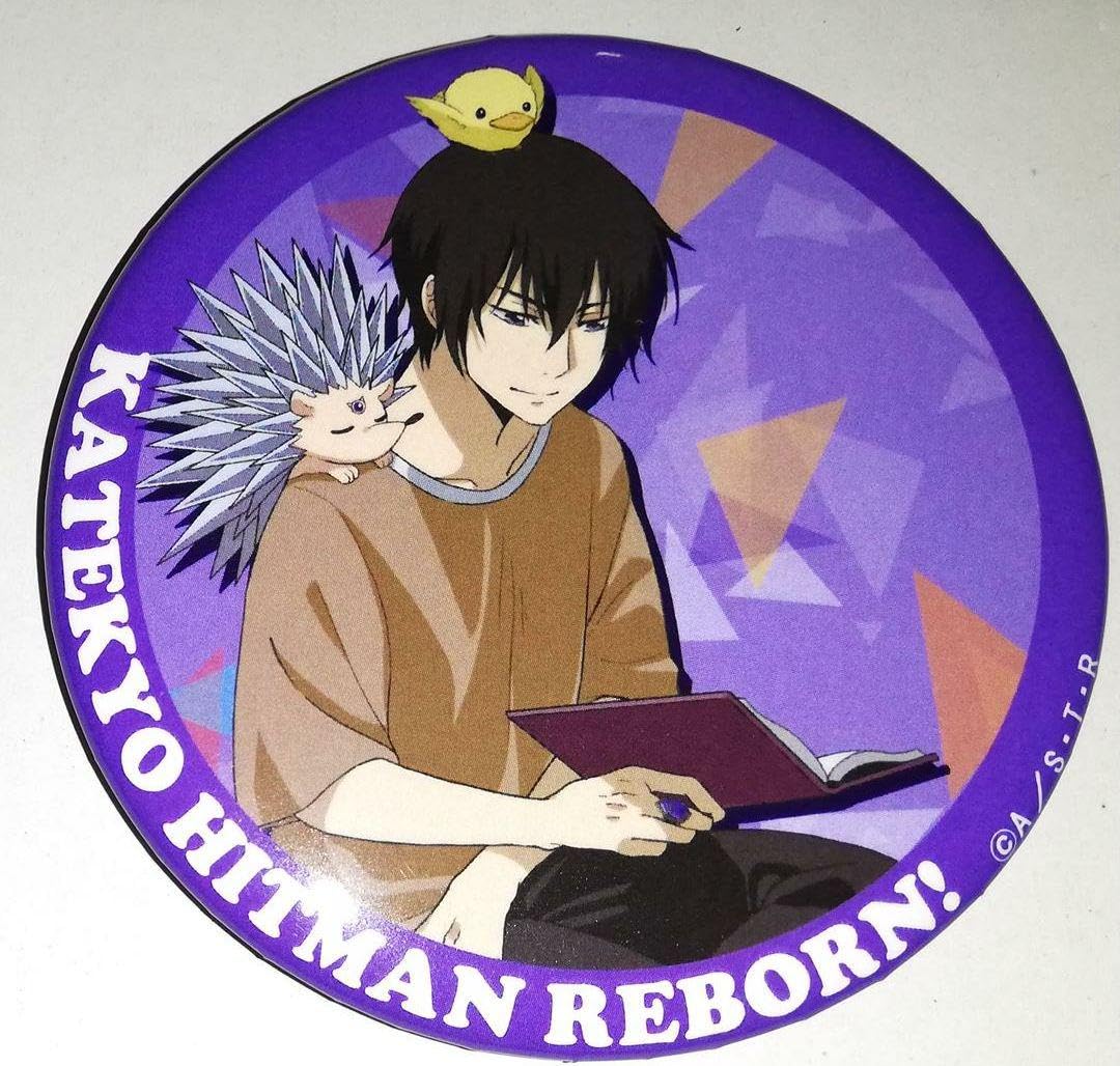 Amazon.co.jp: リボーン 雲雀恭弥 ロール ヒバード 缶バッジ SMILE