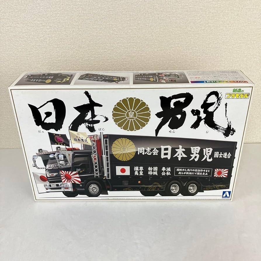 Amazon.co.jp: アオシマ 日本男児 大型ウイング ギガ バリューデコトラ