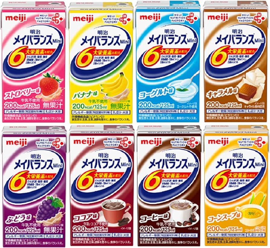 Amazon.co.jp: メイバランスミニ アソートBOX 125ml×24本(8種×各3本