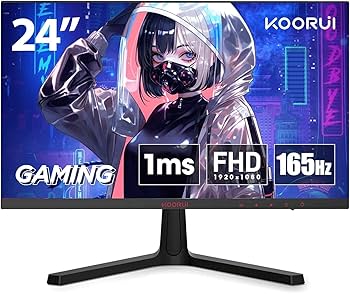 Amazon.co.jp: KOORUI 24E4 ゲーミングモニター 24 インチ フルHD