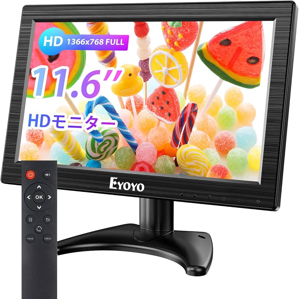 Amazon.co.jp: 11.6インチ小型モニター Eyoyo 小型ディスプレイ 160°広