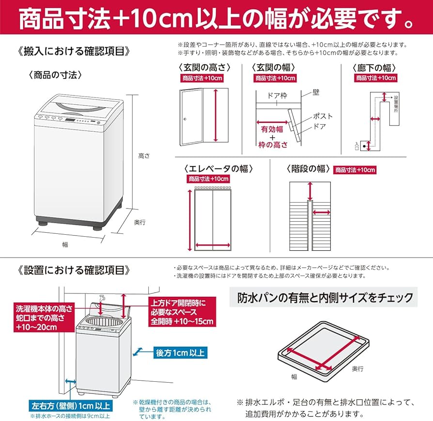 Amazon | シャープ(SHARP) 全自動洗濯機 8kg ES-GV8H-N 穴なし槽