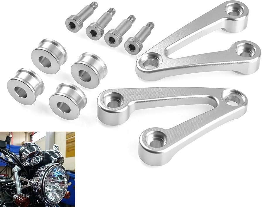 MORIWAKI ヘッドライトステー シルバー CB400SF CB1100 MORIWAKI