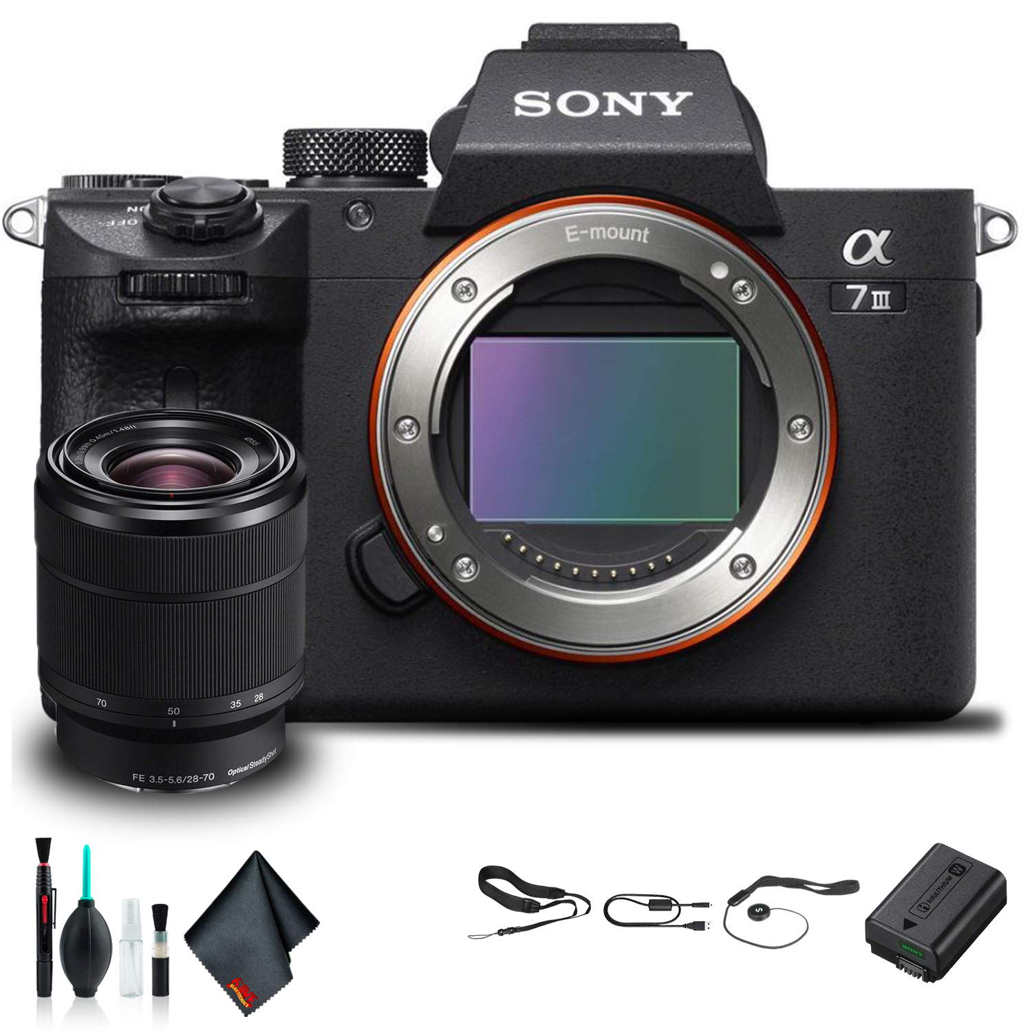 Amazon.com : Sony Alpha a7 III Mirrorless Camera with 28-70 Lens
