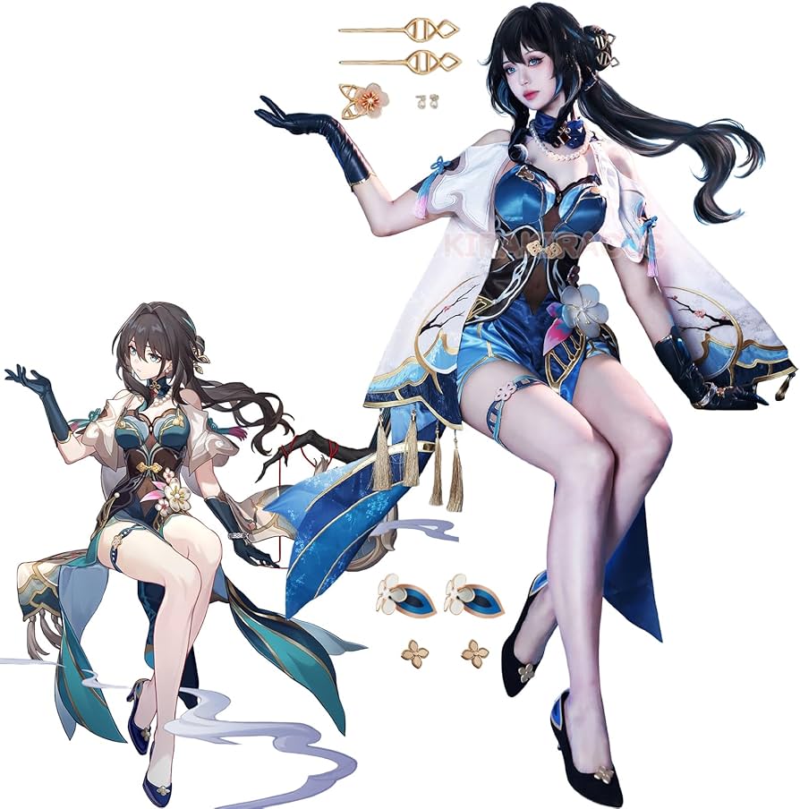 Amazon.co.jp: 崩壊:スターレイル ルアン・メェイ コスプレ衣装 刺繍