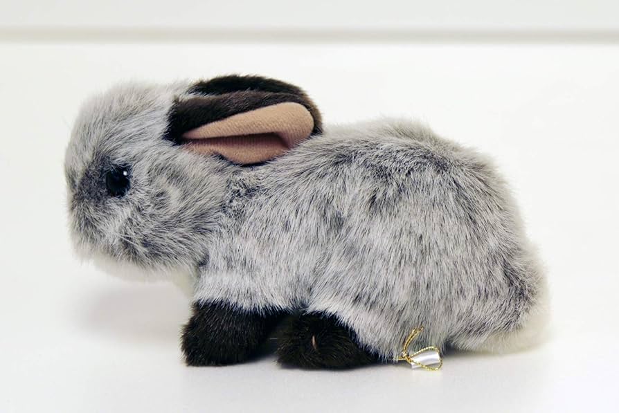 Amazon.co.jp: 吉徳 りくのなかまたち ウサギ ぬいぐるみ グレー