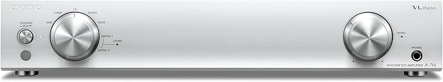 Amazon.co.jp: ONKYO プリメインアンプ 90W+90W (シルバー) A-7VL(S