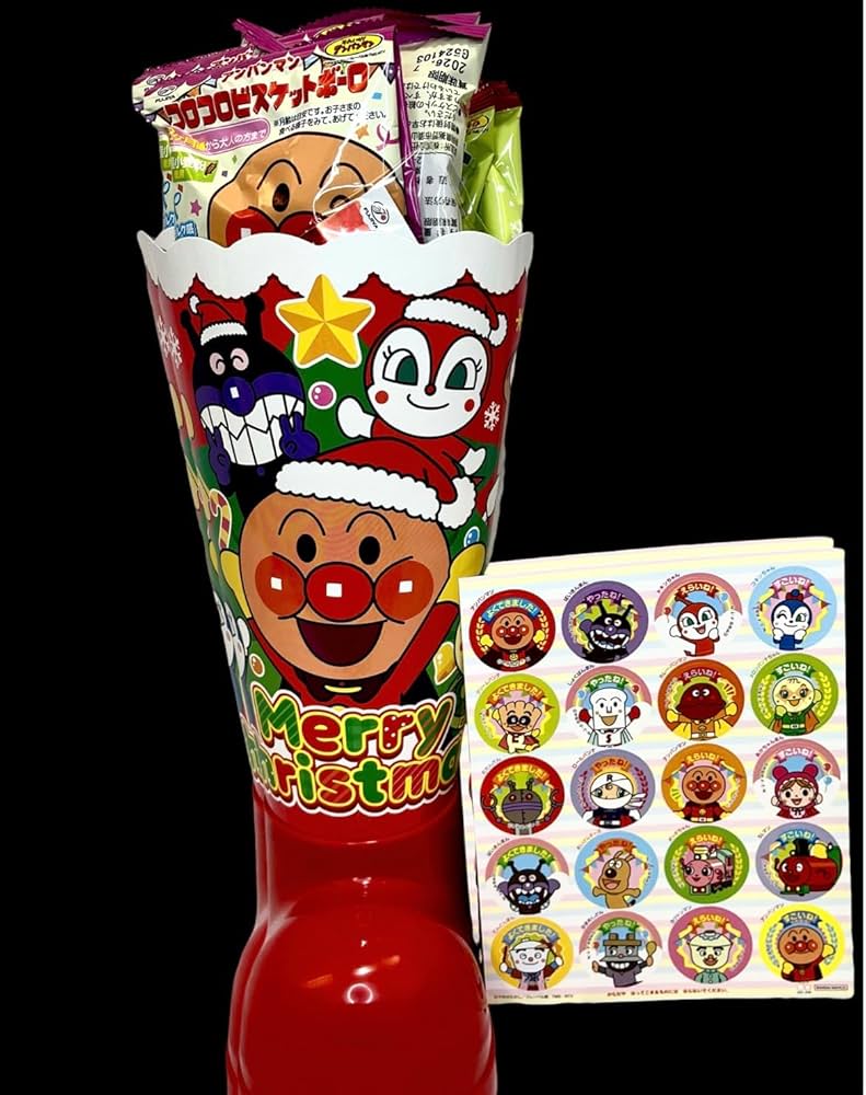 Amazon.co.jp: 不二家 アンパンマンクリスマスブーツ 1個入 : 食品