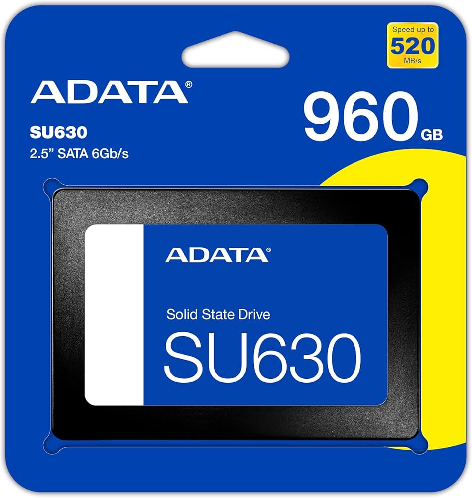 Amazon | エイデータ(Adata) ADATA 2.5インチ 内蔵SSD 960GB SU630