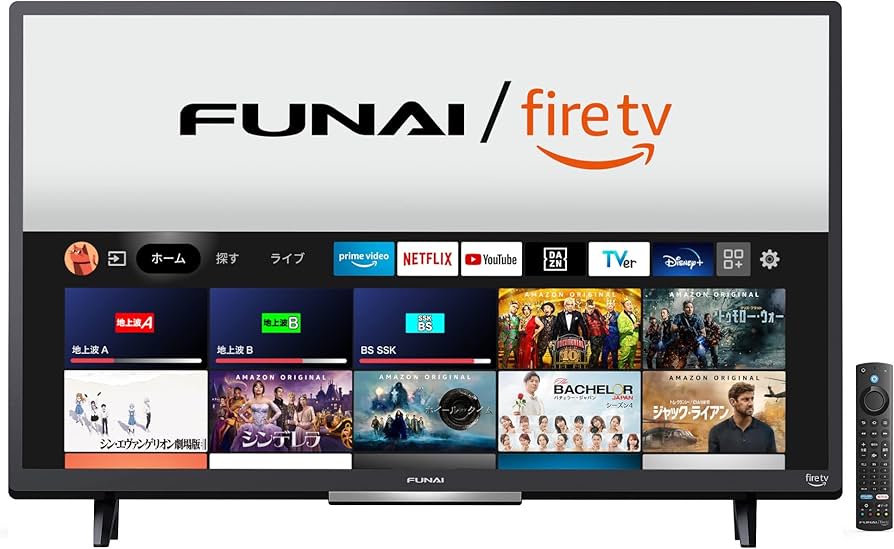Amazon.co.jp: FUNAI Fire TV搭載スマートテレビ フナイ 32V型 液晶