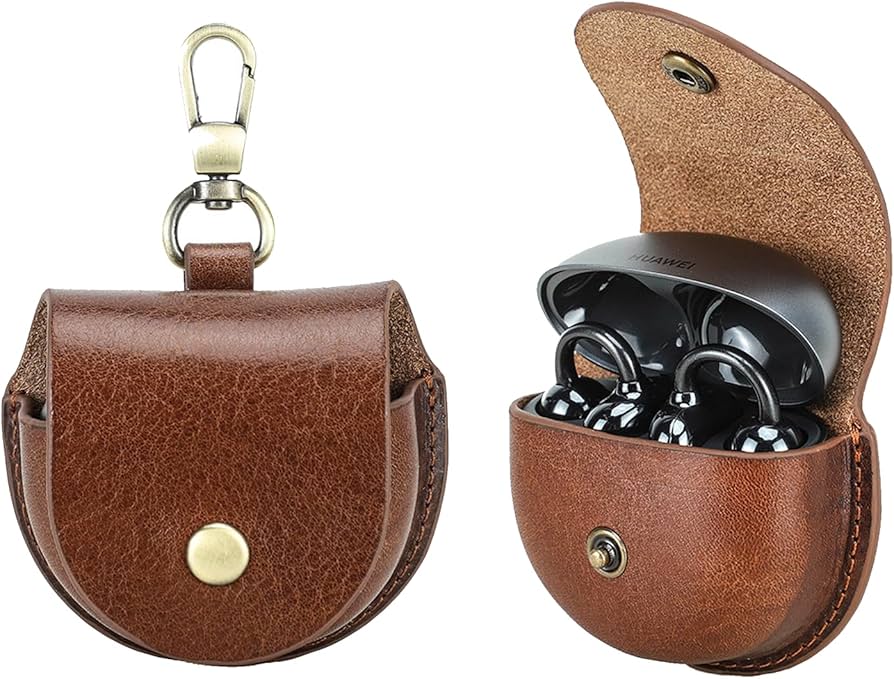 Amazon.co.jp: HUAWEI FreeClip 用 ケース YAJOJO 牛革素材 ケース