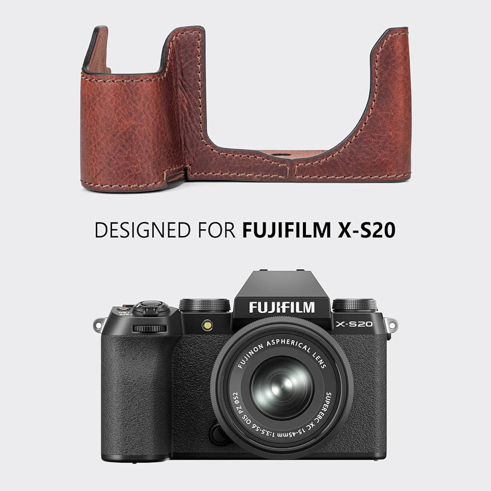 Amazon.com : MUZIRI KINOKOO Fuji XS20 Case, Retro Style Genuine