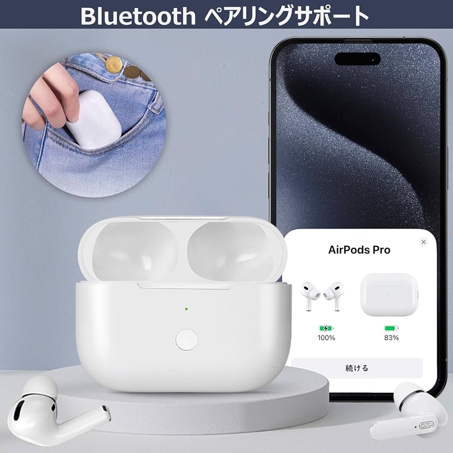 Amazon | Podick 充電ケース、Airpods Pro 第1世代&第2世代との互換性