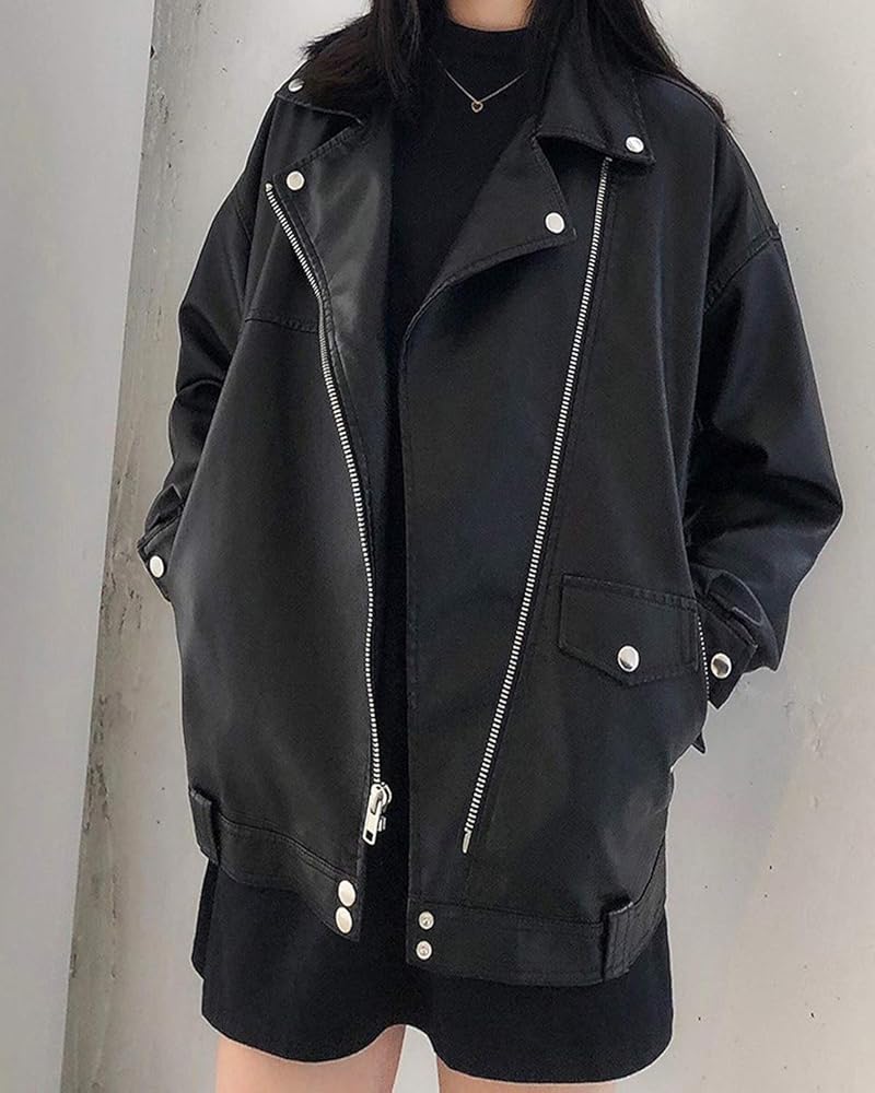 PATRIZIA PEPE 黒いニット ライダース風ジャケット Patrizia