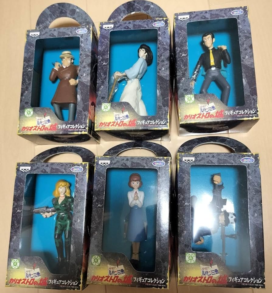 Amazon.co.jp: ルパン三世 カリオストロの城 フィギュア全6種セット