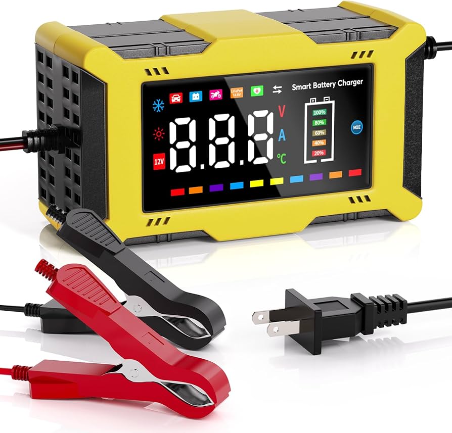 Amazon.co.jp: バッテリー充電器 車／バイク全自動バッテリー