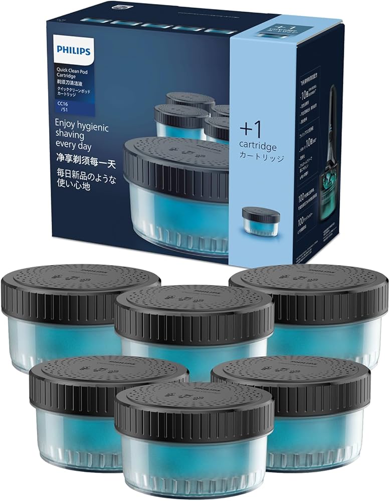 Amazon.co.jp: フィリップス 洗浄液 6個入り シェーバー (S5000 S7000