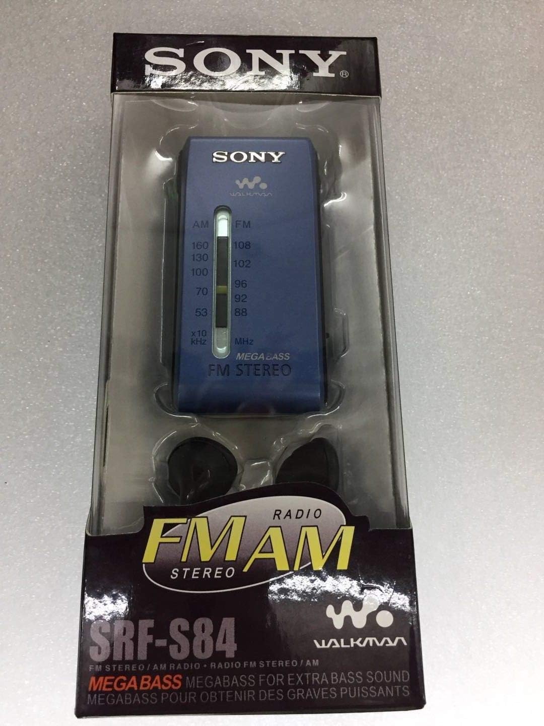 Sony - Brandclub - Sony SRF-S84 FM/AM Super Compact Radio Walkman