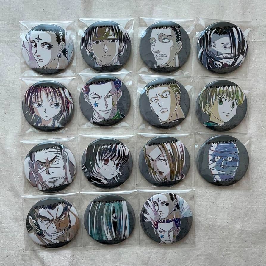 Amazon.co.jp: HUNTER × HUNTER ハンターハンター 幻影旅団 缶バッジ