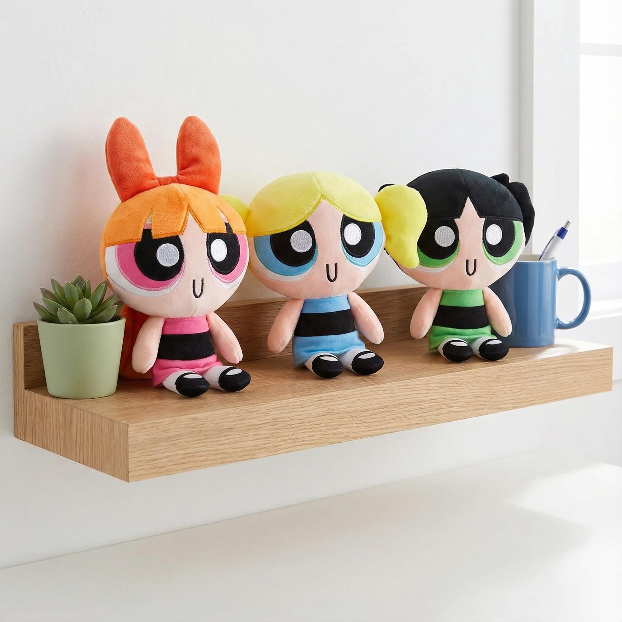 ファグラー パワーパフガールズ ぬいぐるみ 3点セット Amazon.co.jp