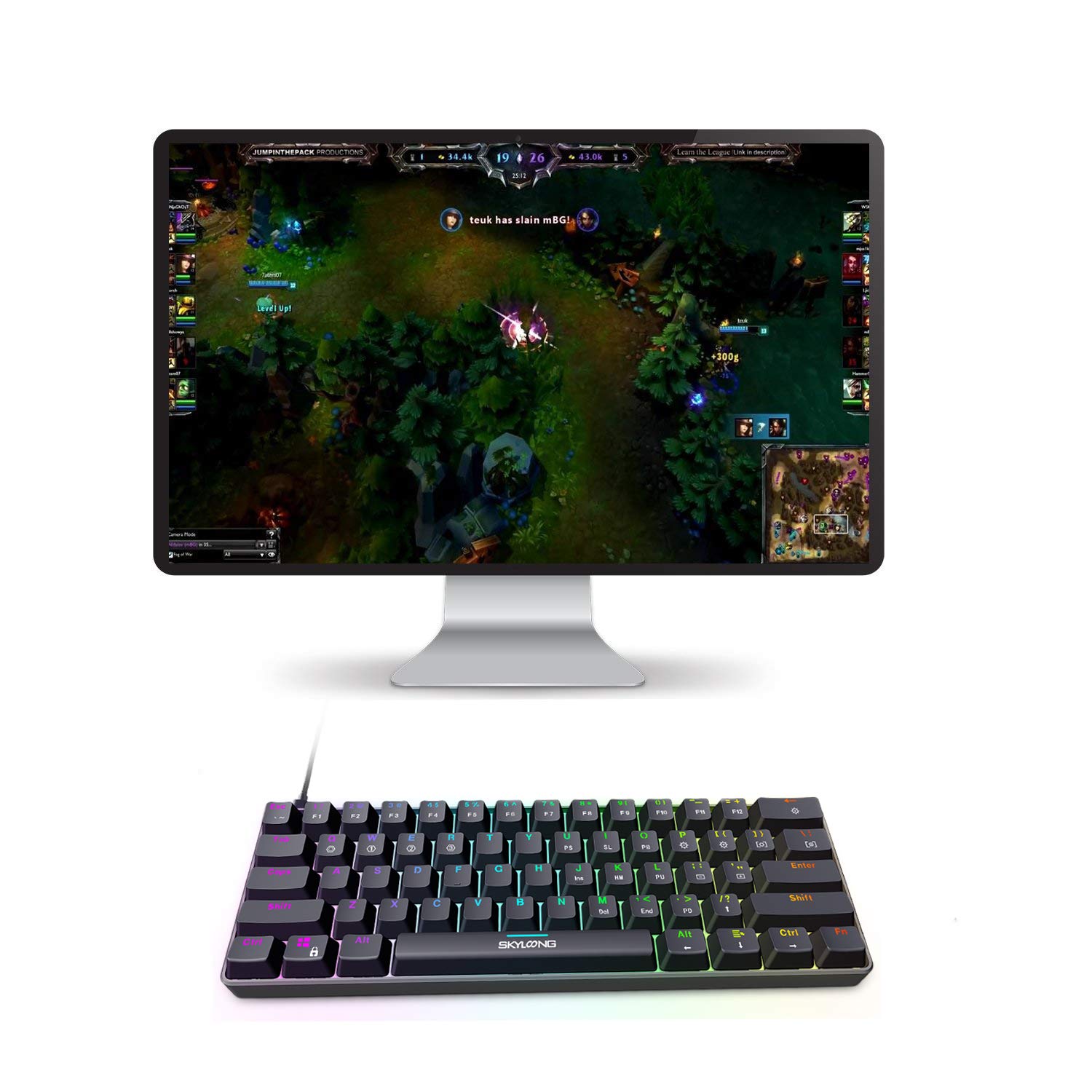 Gateronスイッチ メカニカルキーボード HPデスクトップPC Logite