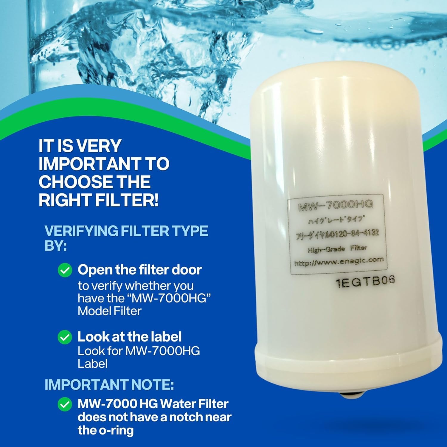 Amazon.com: ORIGINAL AUTHENTIC Hi Grade Type Water Filter MW