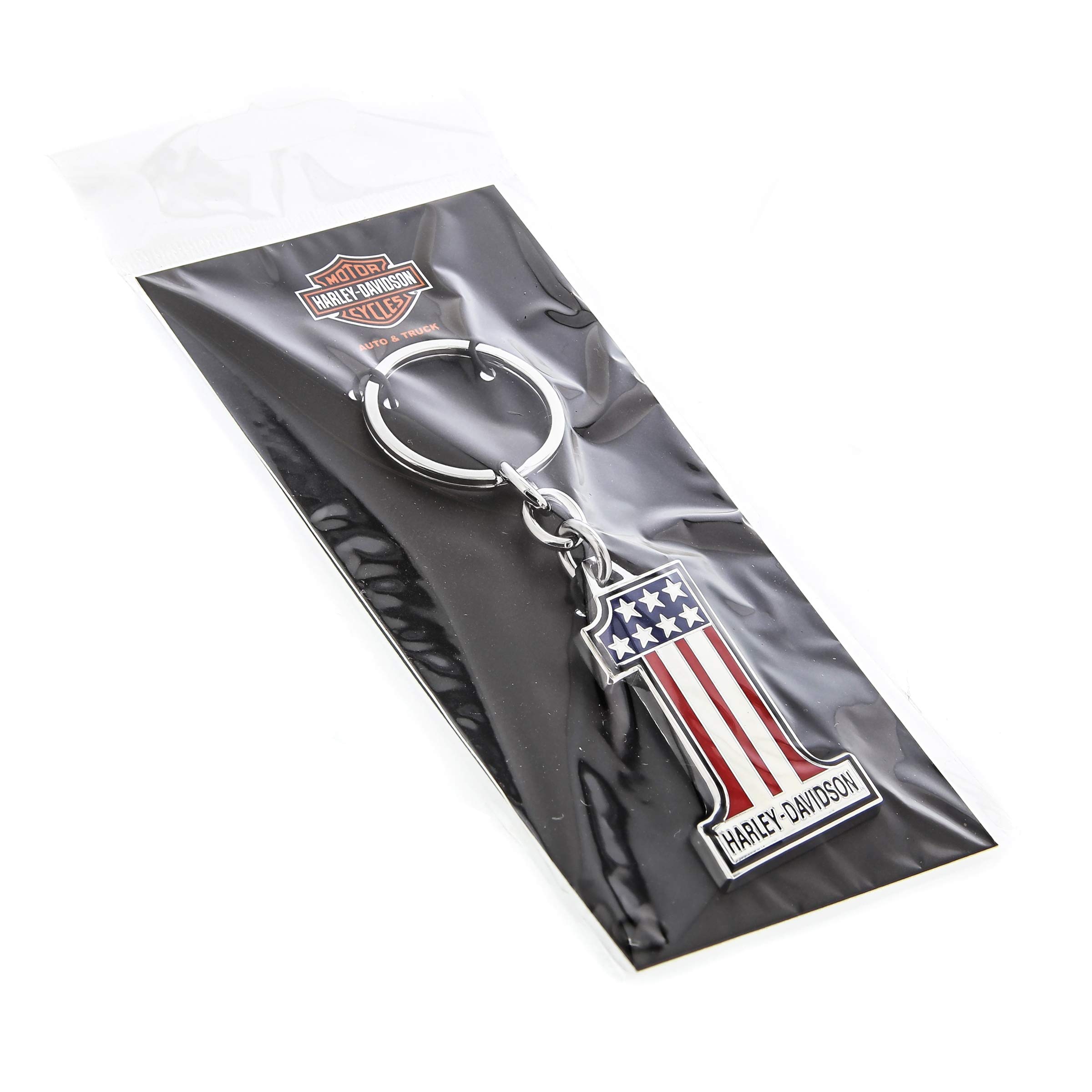 Amazon | ハーレーダビッドソン メタルキーリング 「ハーレー No.1