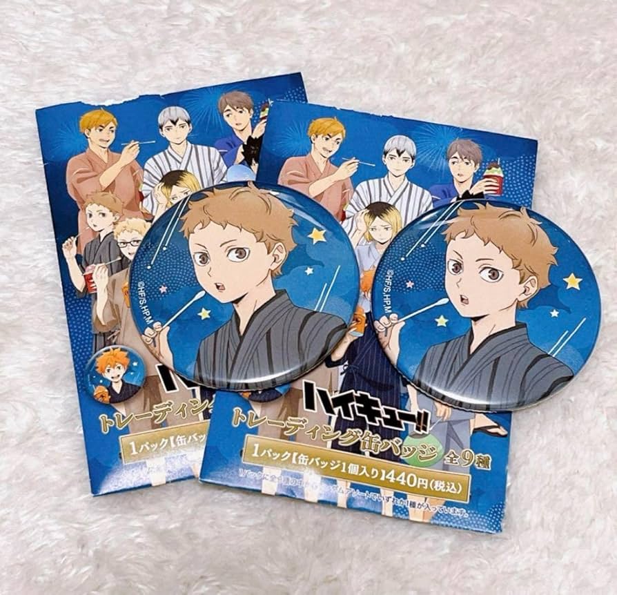 Amazon.co.jp: ハイキュー!! サマーフェア 夏祭り 夜久衛輔 缶バッジ2