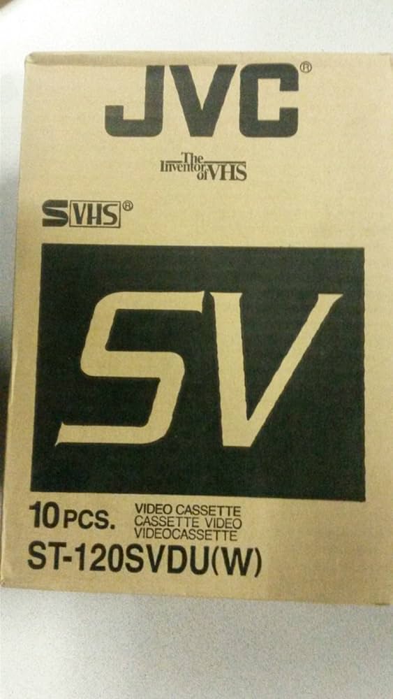 Amazon | Victor S-VHSビデオテープ 120分 2巻 ST-120XGK2 | JVC