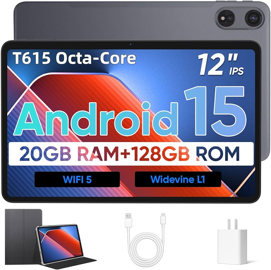 Amazon.com : 12 Inch Tablet, Android 15 Tablets with 2000*1200