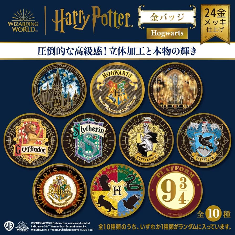 Amazon | テンヨー Harry Potter 金バッジ セット箱 ホグワーツ 【BOX