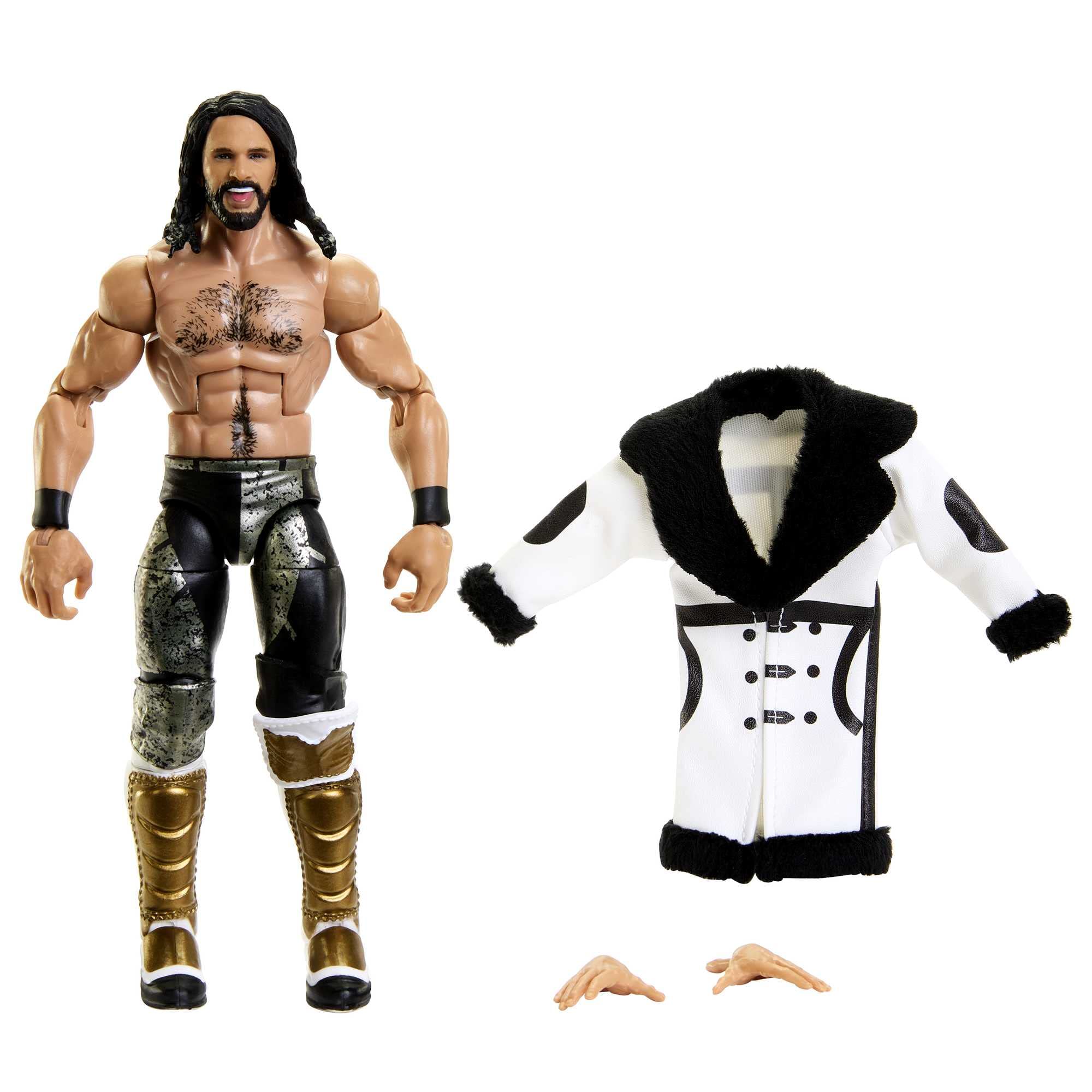 Amazon.com: Mattel WWE Seth Rollins Elite Collection Action Figure