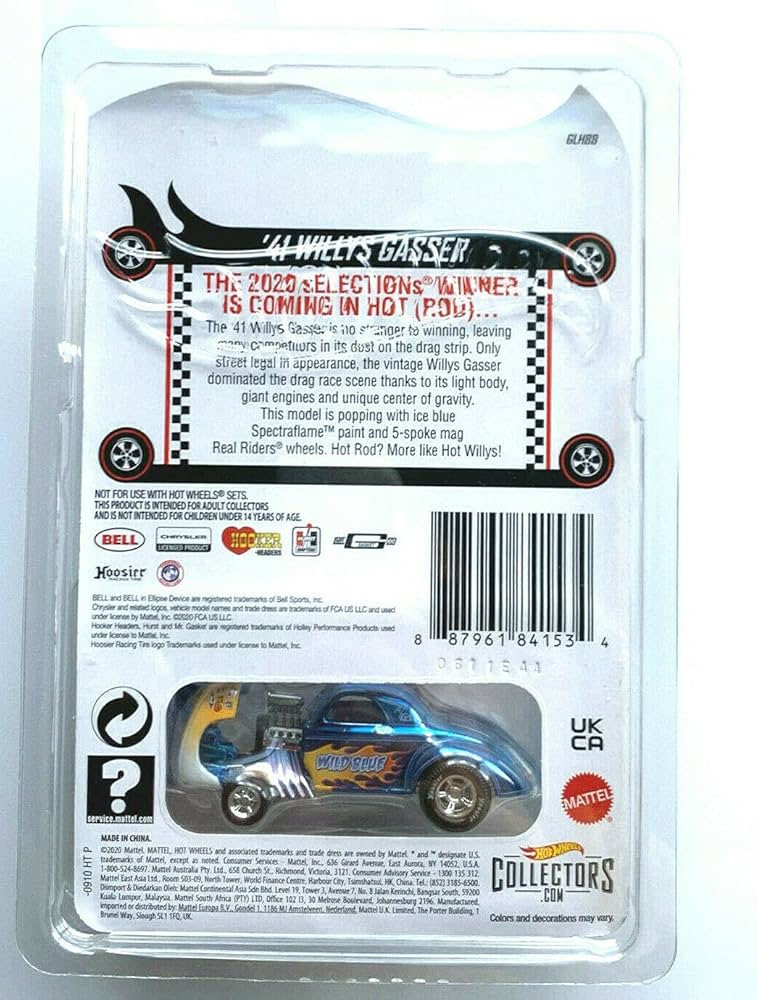 Amazon.com: DieCast Hot Wheels '41 Willys Gasser - RLC Exclusive
