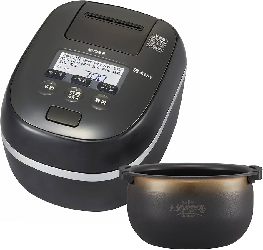Amazon | 【WEB限定】タイガー魔法瓶(TIGER) 炊飯器 3.5合 圧力IH ご泡