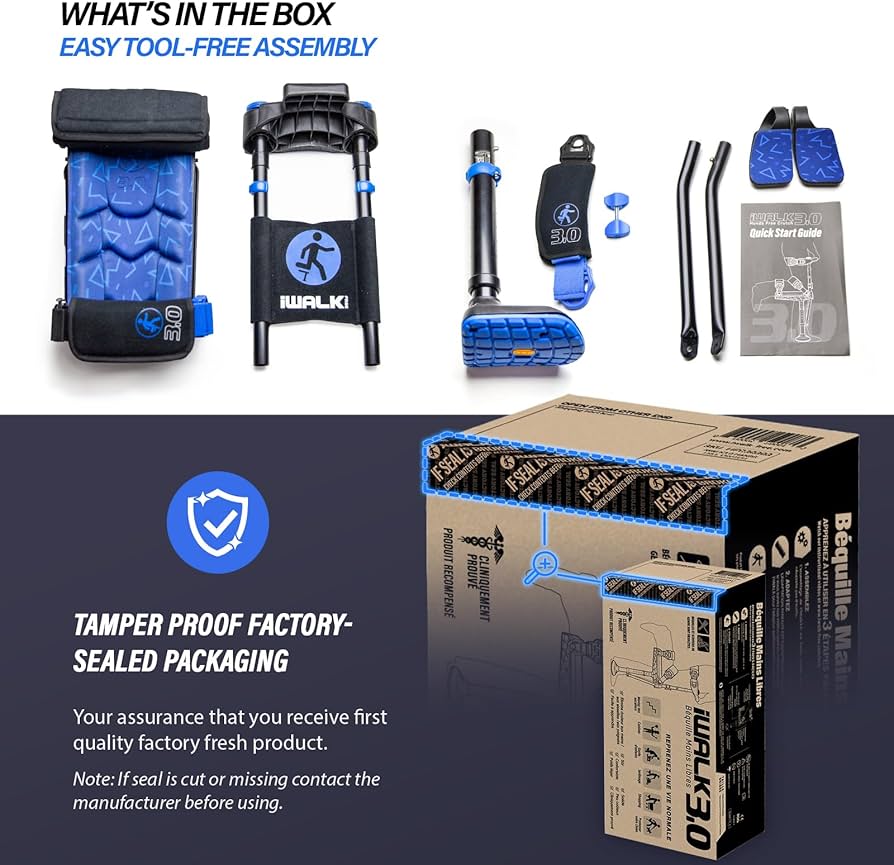 Amazon.com: iWALK3.0 – The Original Hands Free Knee Crutch