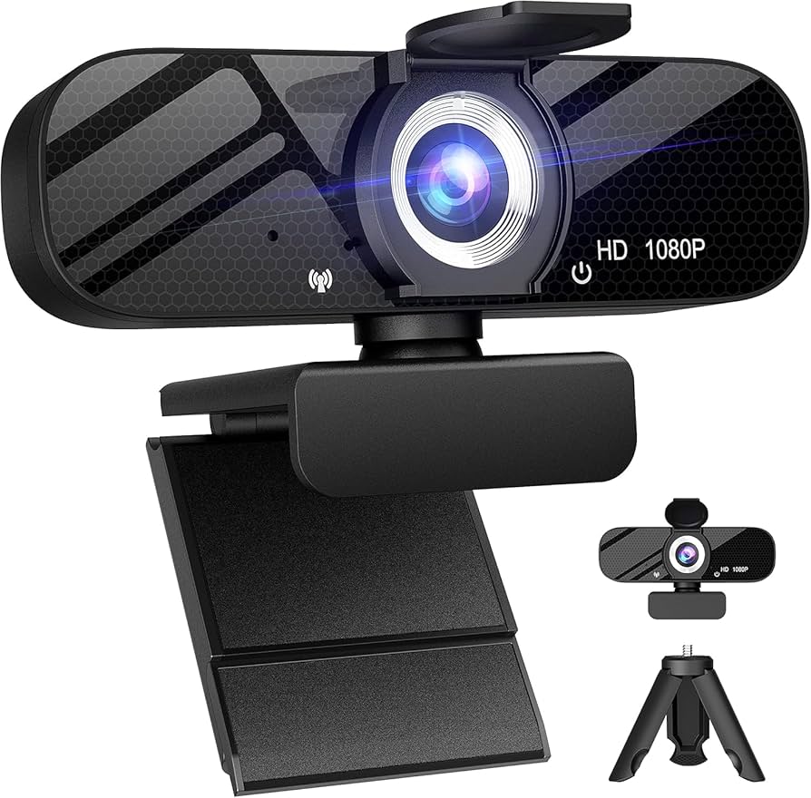 TRAUSI 1080P HD Webcam with Microphone : Amazon.ca: Electronics