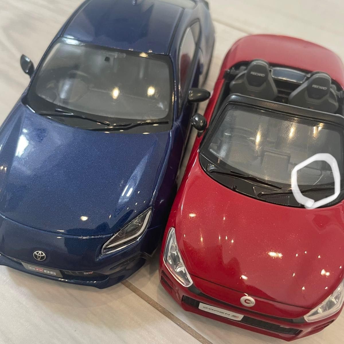 Amazon | 非売品 トヨタ GR86＆COPEN 色見本ミニカー 店頭展示用 2台