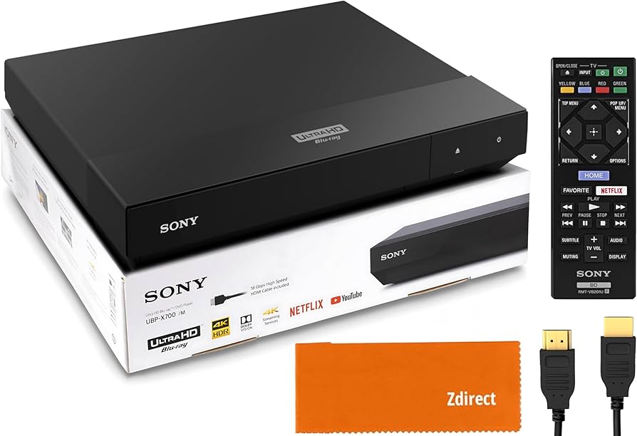 Amazon.com: Sony 4k Blu Ray Player Ultra HD UBP-X700M - CD/DVD