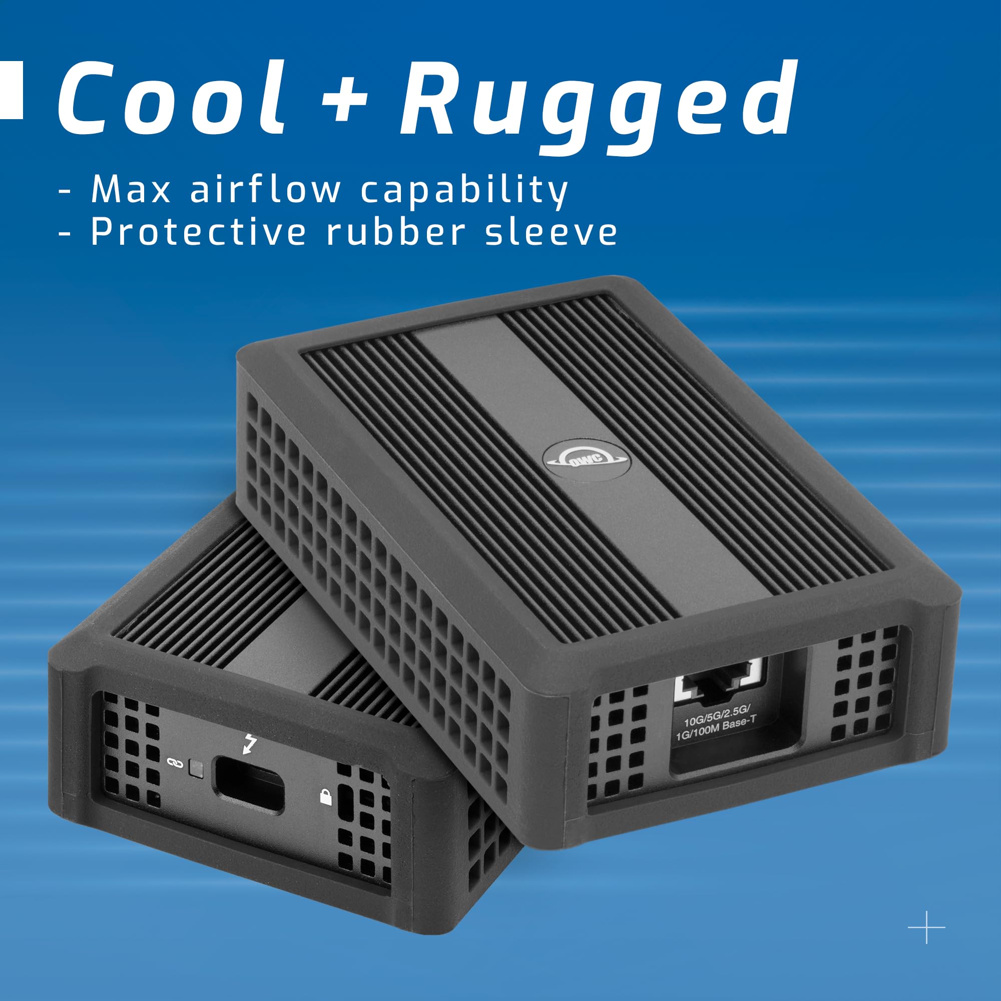 OWC Adaptador Ethernet Thunderbolt 3 10G, para conexões de rede de