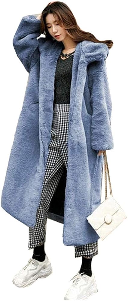 Amazon | ファーコート レディース フェイクファーコート モコモコ