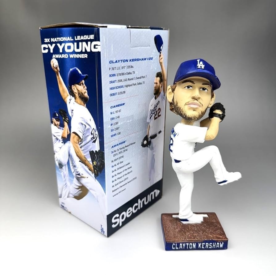 カーショー ドジャース ボブルヘッド フィギュア 楽天市場】MLB