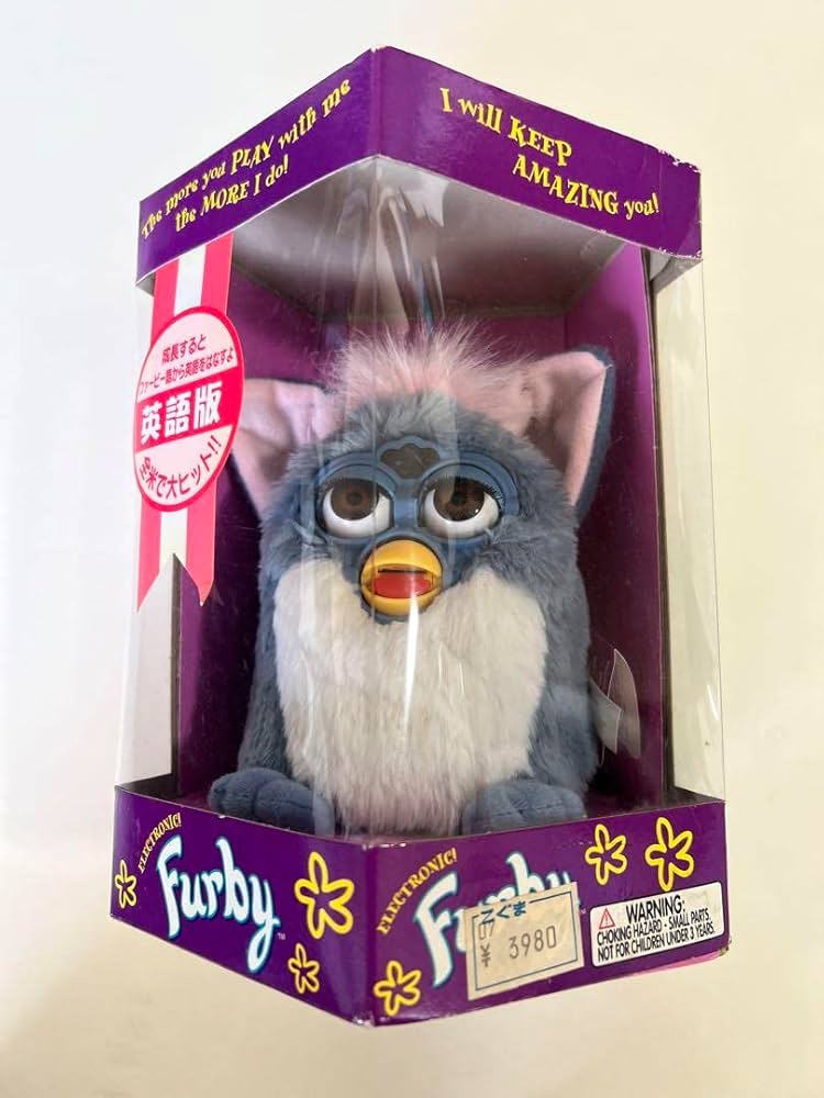 Amazon.co.jp: ファービー 初代 英語版 ブルー : おもちゃ