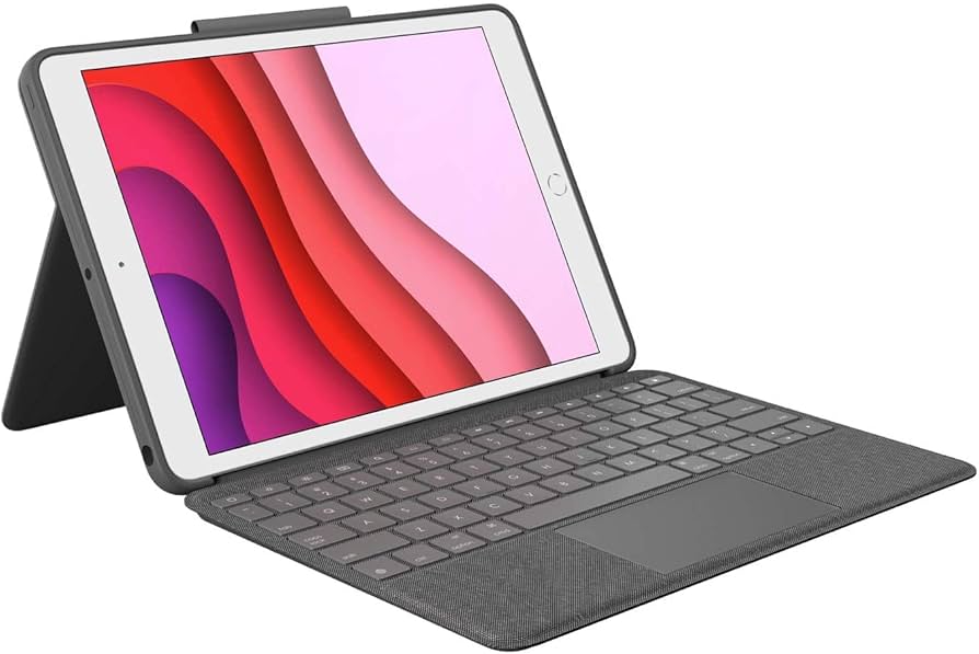 Amazon.com: Logitech Combo Touch Keyboard Folio Case for iPad 10.2
