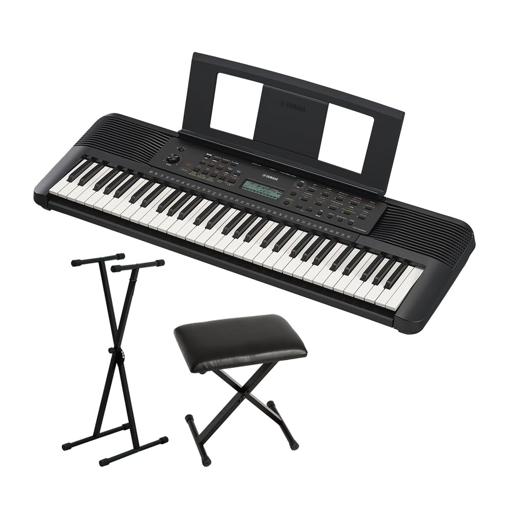 Amazon | YAMAHA PSR-E283 キーボード 61鍵盤 スタンド・イスセット