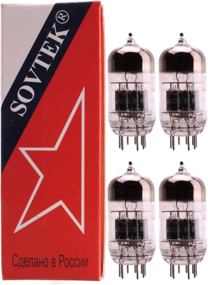 Amazon | 12AX7WB/7025 Sovtek ソブテック 4本マッチ 中ゲイン 真空管