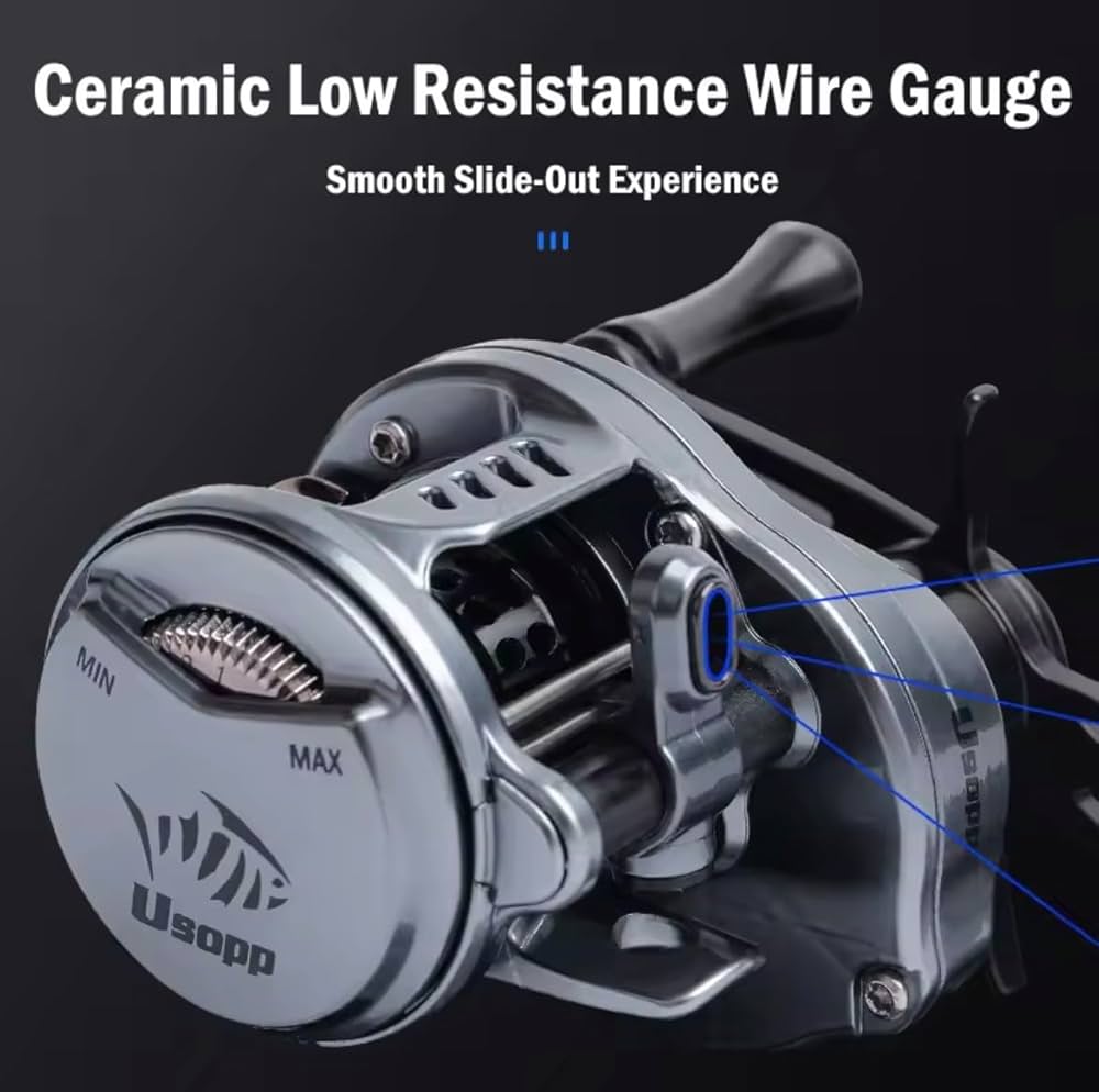 Amazon | NEW USOPP 125g 軽量 丸形 ベイトフィネス リール BFS